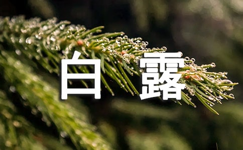 白露节气诗句