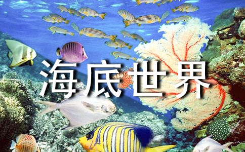 海底世界教案范文汇总六篇